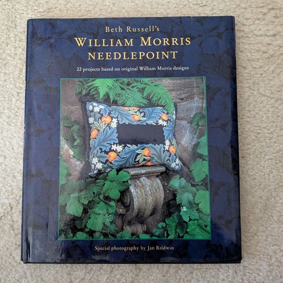 Crown Publishers Other - Beth Russell William Morris Needlepoint 22 Projects Arts & Crafts Hardcover Book